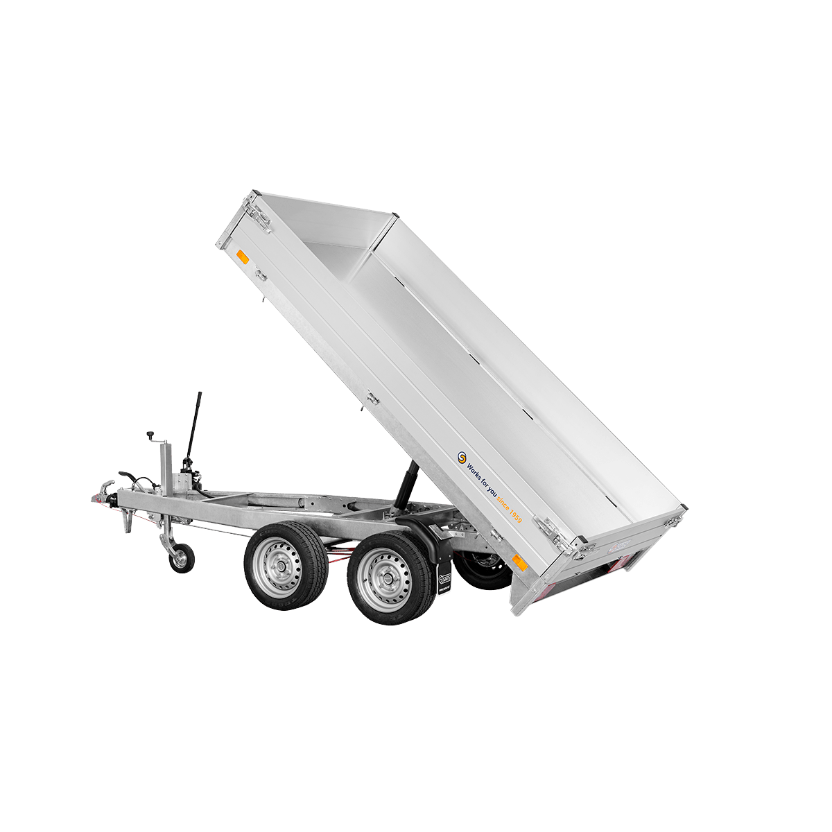 BENNE saris 276X150 2000kgs pompe manuelle – Image 2