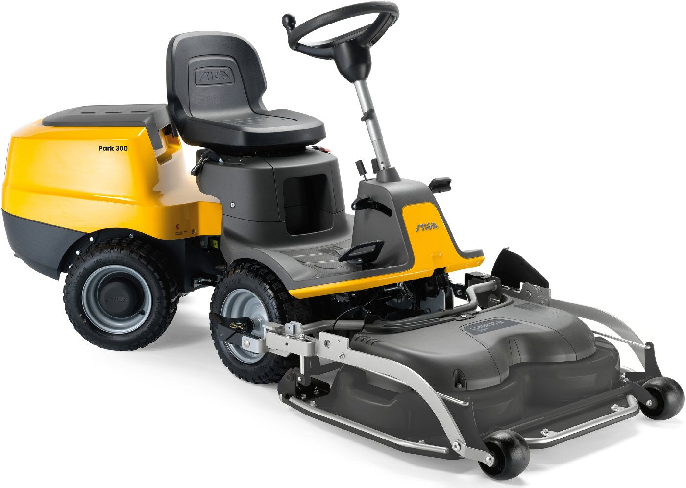 Tondeuse frontale Stiga Park 300 RC avec plateau 95 Q