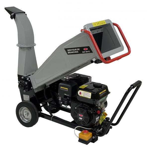 Broyeur de branches 7CV à rotor - 80 maxi