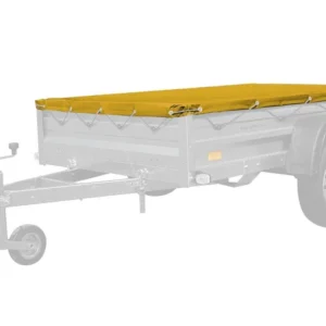 Bâche Plate 236X125 Cm Pour Garden Trailer 236 – Jaune