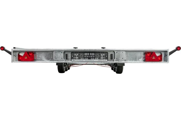 Remorque porte voiture à trois essieux 800X230 UNIPLAT 800/3 S 3500 KG – Image 6