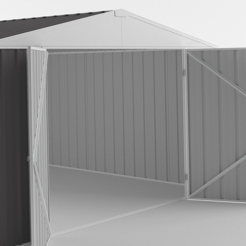 Garage en acier Zincalume Colorbond EASYSHED 20,1m² grande hauteur – Image 2