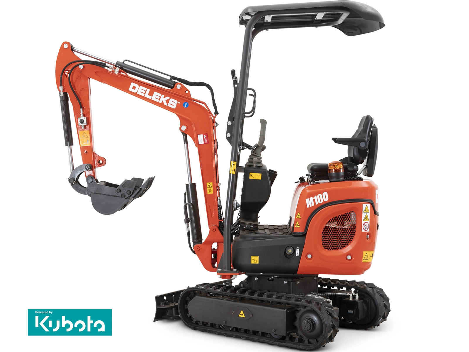 M100 Mini-pelle compacte 1T, Moteur Kubota 3 cylindres