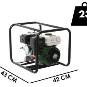 Motopompe thermique Greenbay GB-TWP 50 – Pour eaux chargées – avec raccords de 50 mm